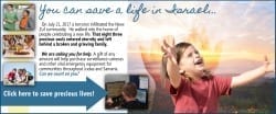 2017 Year End Appeal - Save A Life in Israel