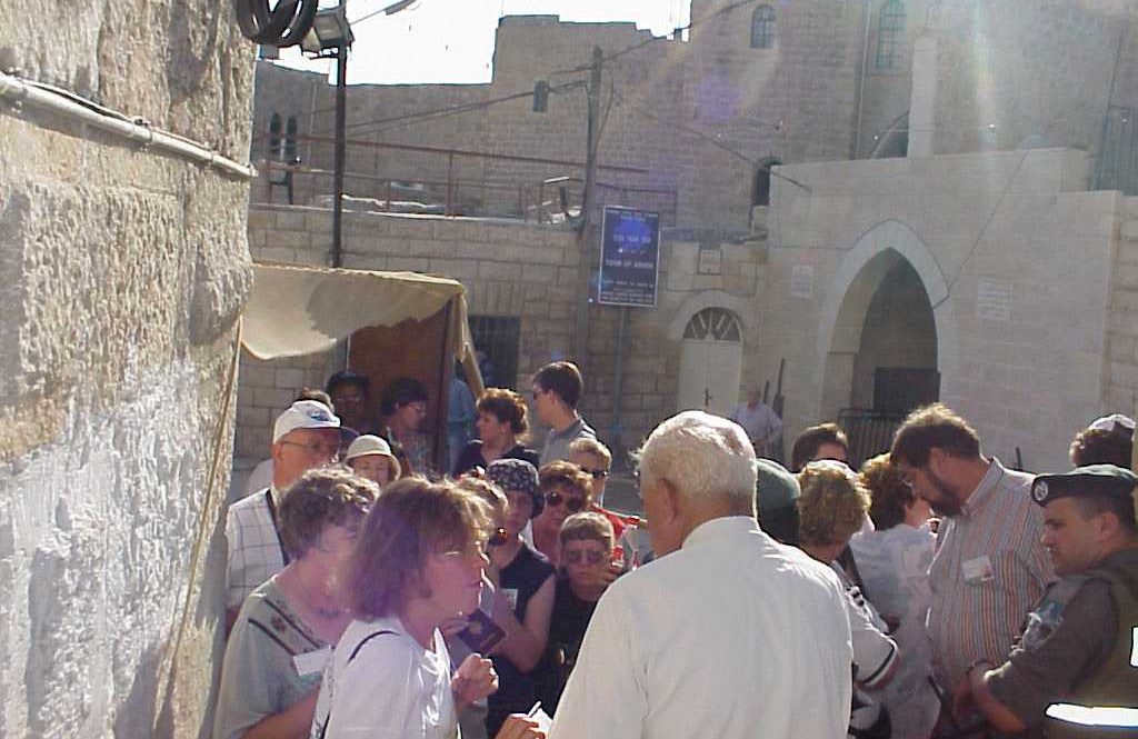 Tour Group in Hebron