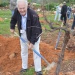 Bart Nuboer planting trees