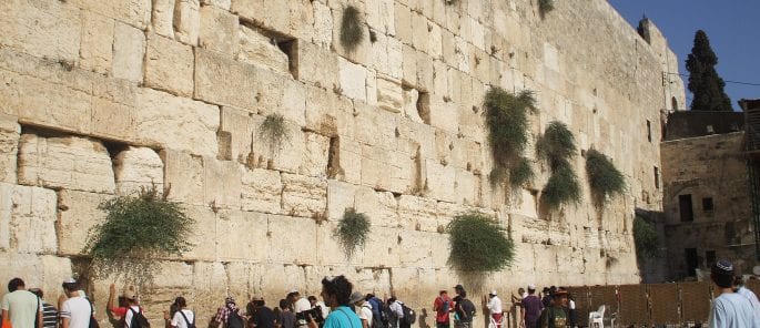 western wall in Jerusalem