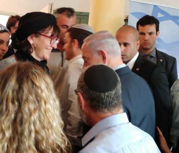 Sondra Baras And Prim Minister Benjamin Netanyahu