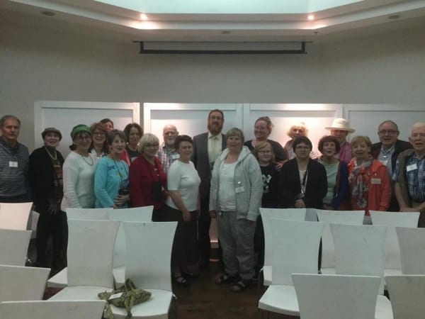 Yehuda Glick meets CFOIC tour group