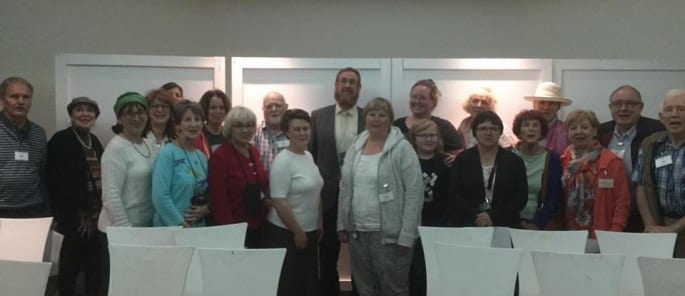 Yehuda Glick meets CFOIC tour group