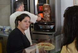 falafel stand in Israel