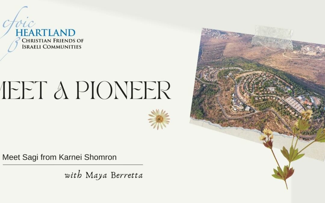 Meet Sagi from Karnei Shomron
