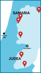 Map showing communities who need surveillance cameras