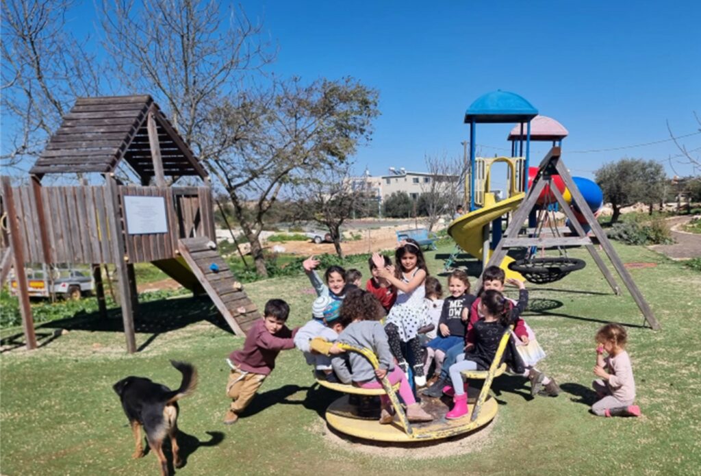 Raising funds for their playground