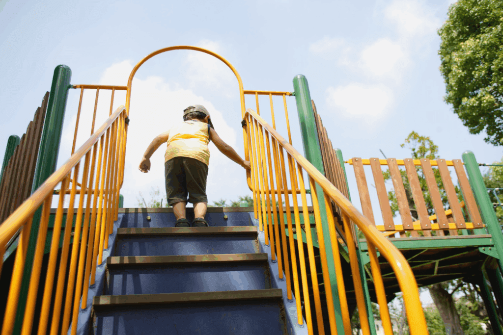 Raising funds for their playground