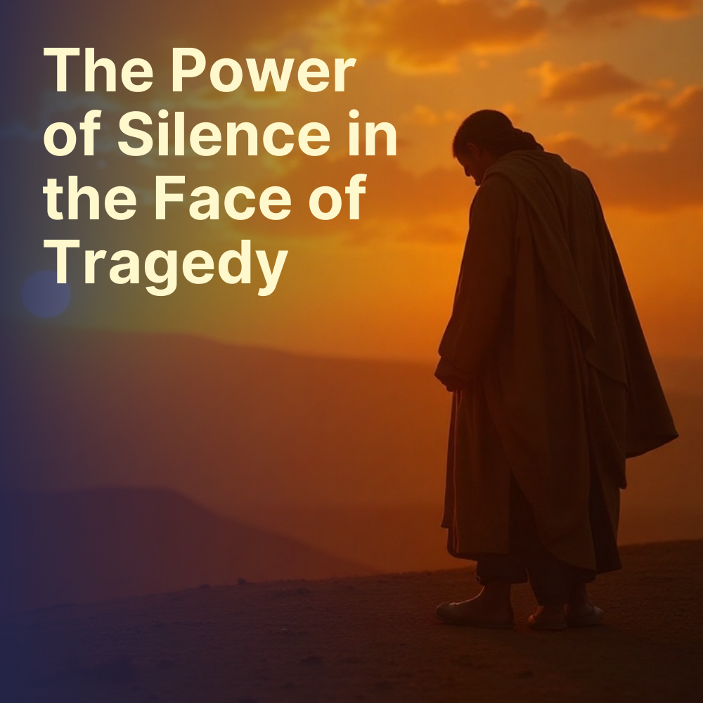 The Power of Silence in the Face of Tragedy