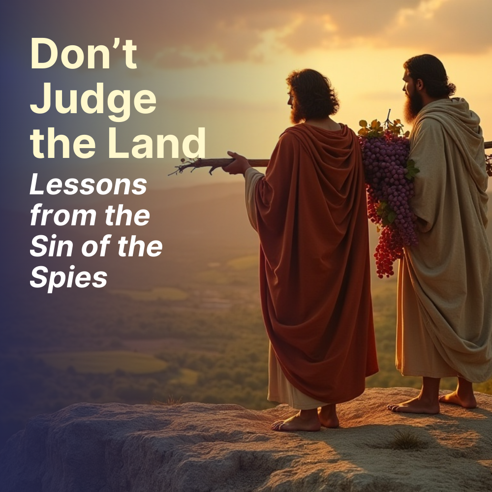 Don’t Judge the Land of Israel