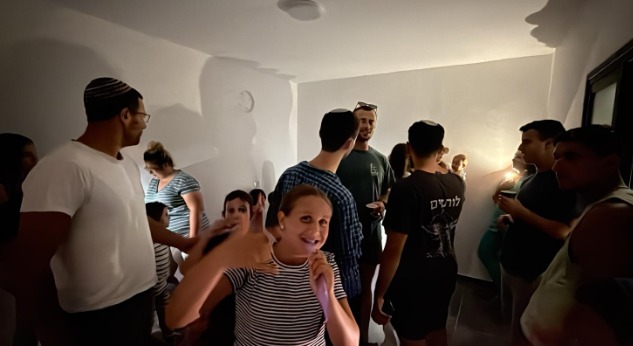 Safety in the shelter in Bar Kochba