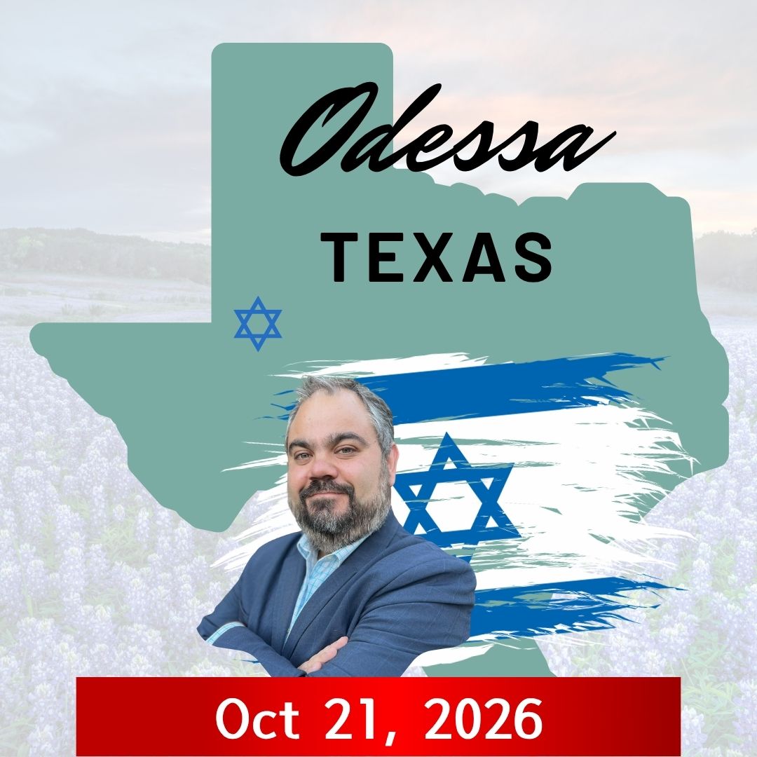 Shmuel is coming to Odessa, TX on Oct 21, 2026
