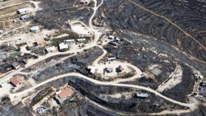 Devastating results from a fire in Havat Gilad July 18 2026