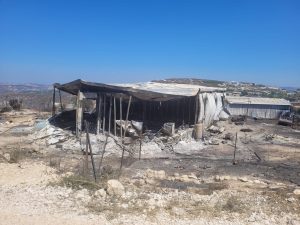 Devastating results from a fire in Havat Gilad July 18 2026
